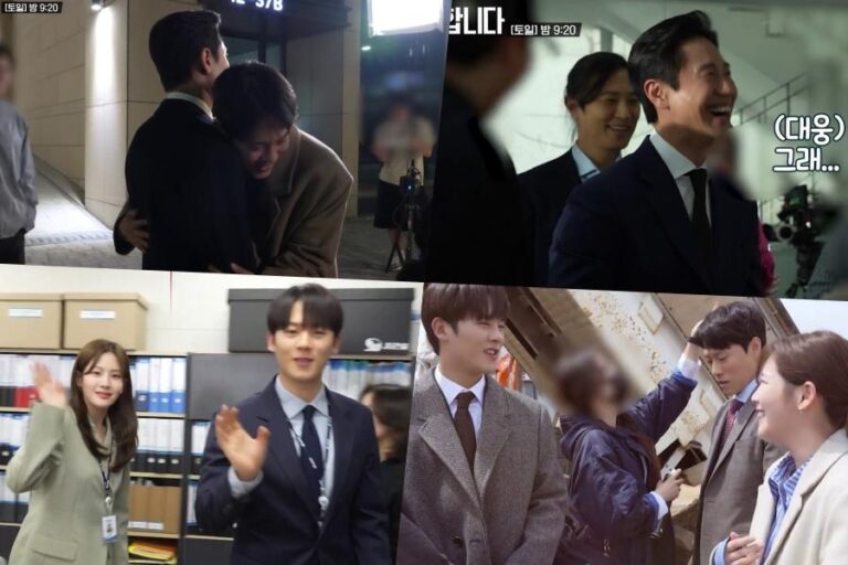 Des coulisses chaleureuses pour « The Auditors » avec Shin Ha Kyun et Lee Jung Ha