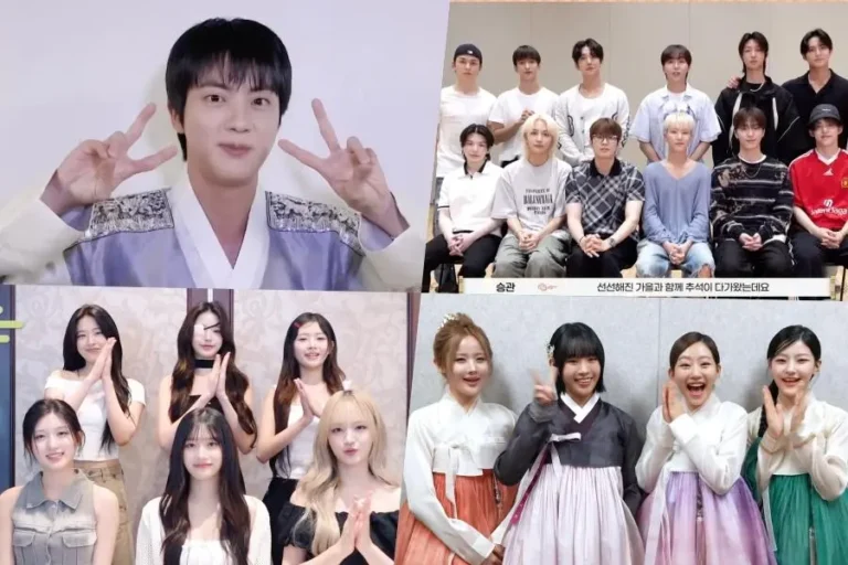 Les stars de la K-pop vous souhaitent un joyeux Chuseok !