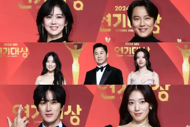 Paillettes et glamour : le tapis rouge des SBS Drama Awards 2024 enflamme Séoul !